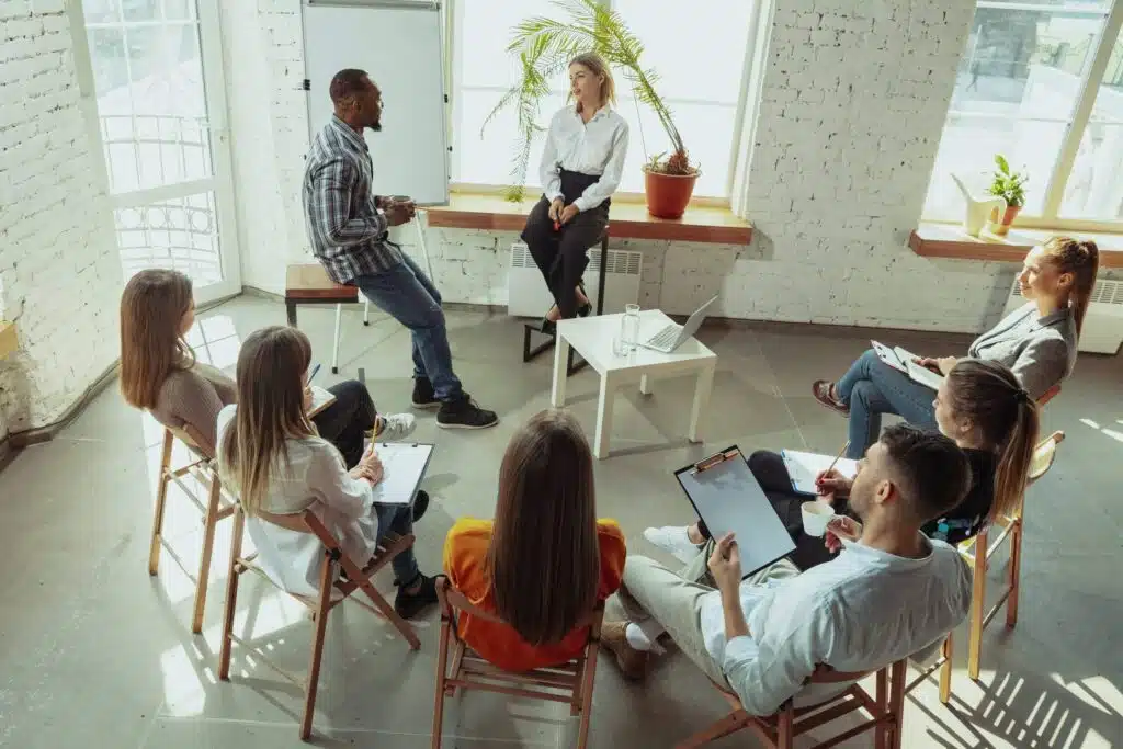 atelier de travail collaboratif